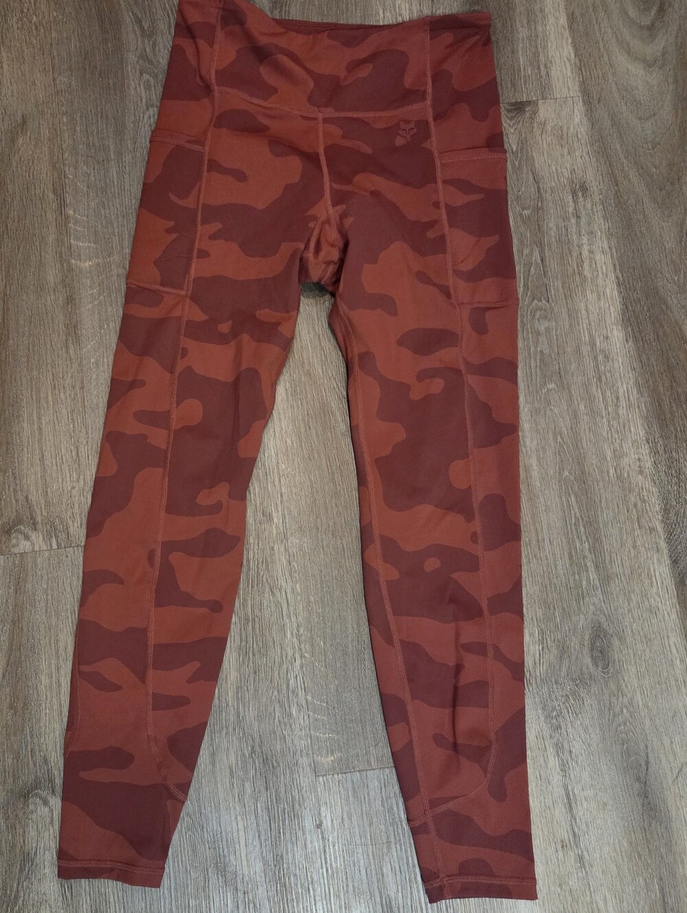 FOX Racing Women’s Medium Black Camo High-Rise 7/8 Cropped Performance Leggings”